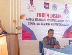 Sekda Boalemo Buka Forum Kajian Strategis Pelayanan Pemerintah Desa