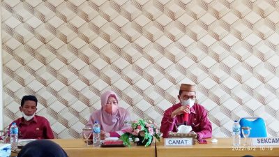 Pemerintah Kecamatan Ponkep Gelar Rapat Persiapan Pelatihan Baca Tulis Al Qur’an Metode Kamali