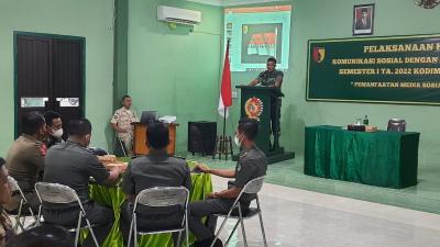 Harapan Bijak Dandim 0826 Pamekasan Saat Gelar Komsos