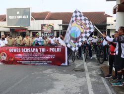 Warnai Hari Bhayangkara ke-76, Polri-TNI dan Wartawan Olahraga Bersama