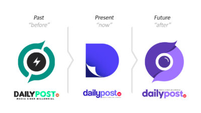 PT. KMK Gunakan Logo Baru untuk Dailypost.id, Founder: Kembali ke Ambigram!