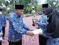 Bupati Asahan Pimpin Upacara HKN, Desa/Kelurahan dan ASN Berprestasi dapat Penghargaan