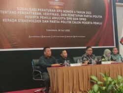 KPU Provinsi Gorontalo Gelar Sosialisasi PKPU Nomor 4 Tahun 2022, Ini Materinya