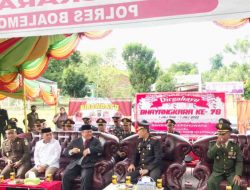 Bupati Boalemo Hadiri Upacara Peringatan Hari Bhayangkara ke-76