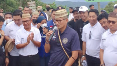 Sandiaga Uno Optimis Desa Wisata Bukit Arang di Bone Bolango Bakal Mendunia