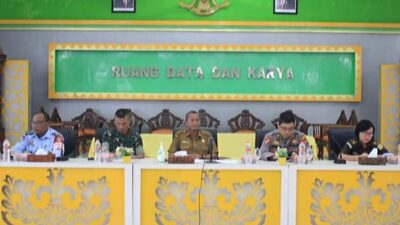 Rapat Persiapan Penyambutan HUT ke-77 Kemerdekaan RI Digelar Disporabudpar Labuhanbatu