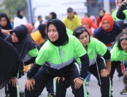 Persani Labuhanbatu Gelar Senam dan Ajak Hidup Sehat