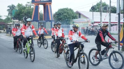 Sambut HUT RI ke-77, Pemkab Asahan Gelar Fun Bike