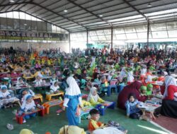 935 Orang Siswa-siswi PAUD se-Kabupaten Asahan Ikuti Lomba Mewarnai