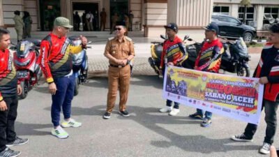 Dipimpin Hamzah Sidik, Club Motor Max Republik Gorut Goes To 0 Km Sabang Aceh 