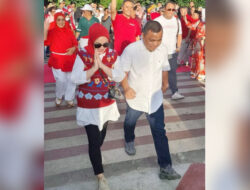 Wabup Hendra Bersama Istri Meriahkan GFS Merah Putih Peringati Hari Kemerdekaan