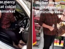 Naik Mercy, Perempuan Ini Malah Kepergok Maling Cokelat di Minimarket, Warganet: Malu Sama Mobilnya
