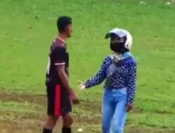 Video Viral Wanita Jemput Paksa Suami Saat Lagi Tanding Sepak Bola, Warganet Bereaksi