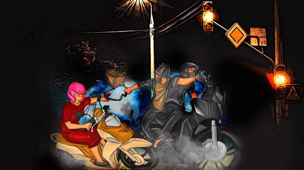 Viral Aksi Begal Di Cipayung Jaktim, HP Korban Raib Usai Pelaku Mengancam Pakai Celurit