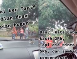 Viral, Aksi Pungli Diduga Dilakukan Warga kepada Pengendara yang Hendak Melintas, Warganet Sorot Hal Ini
