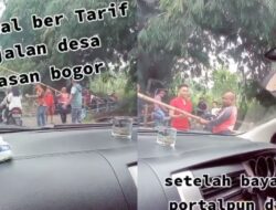 Viral Jalan Desa Diportal Dan Dikenai Tarif Di Bogor, Polisi: Pelakunya Karang Taruna