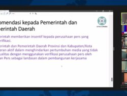 Rekomendasi Dewan Pers untuk Pemda dan DPRD, Isinya Soal Kerjasama Media dan…