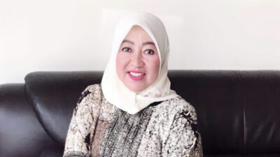 Lina sapaan akrab Mak Nyak selaku pihak rekanan CV. Amartha (Facebook.com/@Lina Manis)