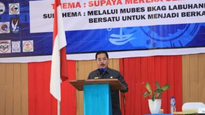 Kaban Bappeda Buka Mubes ke-VII BKAG Labuhanbatu