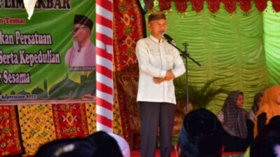 Bupati Saipul Hadiri Pelaksanaan Majelis Taklim Akbar Desa Kalimas Taluditi