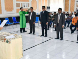 Saipul Mbuinga Lantik Pimpinan Baznas Pohuwato