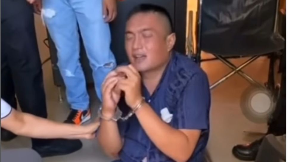 Kacau! Begini Tampang Polisi Penampar Prajurit TNI, Nangis Kejer Saat Ditangkap