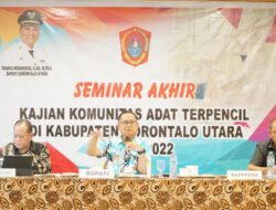 Buka Seminar Akhir Kajian KAT, Thariq Modanggu: Perlu Dievaluasi Perkembangannya!