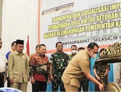 Bupati Labuhanbatu Launching dan Sosialisasikan Metode Pembayaran Qris