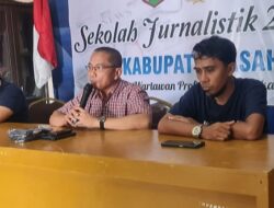 Resmi Ditutup, Program Sekolah Jurnalistik PWI Asahan Telah Disampaikan Kemendagri