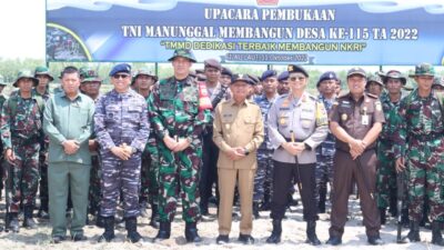 Pembukaan TMMD 2022, Ini yang Disampaikan Bupati Asahan