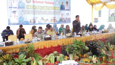 Tim Penilai Kunjungi Air Batu Lomba Kecamatan Terbaik Tingkat Sumut 2022