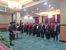 Bawaslu Lantik 57 Panitia Pengawas Kecamatan Pemilu se-Kabupaten Gorontalo