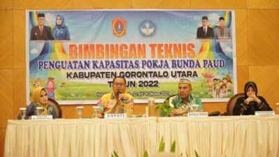 Buka Bimtek Penguatan Kapasitas Pokja Bunda PAUD Gorut 2022, Bupati Thariq Sampaikan ini!