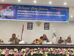 Sekda Asahan Buka Bimbingan dan Pelatihan Pengelolaan Pajak Daerah