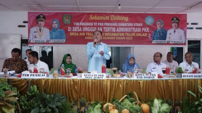 Sekda Sambut Kunjungan Tim Evaluasi PKK Sumut di Asahan