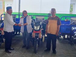 Tiga Desa di Telaga Biru Dapat Bantuan Motor Sampah Dari Espin Tulie