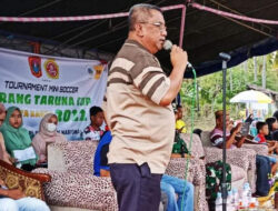 Gustam Ismail Buka Turnamen Mini Soccer di Desa Alata Karya