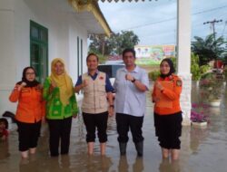 BPBD Sumut Salurkan Sembako Untuk Korban Banjir, Camat Tanjung Beringin Sampaikan Terimakasih
