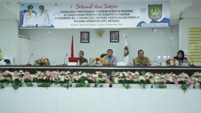 BKPSDM Asahan Gelar Sosialisasi Penyusunan SKP ASN Selama 2 Hari
