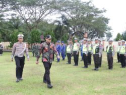Jelang Nataru, Wabup Sergai Pimpin Apel Pasukan Ops. Lilin Toba 2022