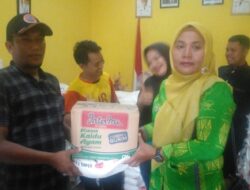 BPBD Sergai Kembali Salurkan Bantuan Untuk Warga Terdampak Banjir di Kecamatan Tanjung Beringin