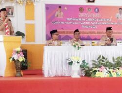 Gerakan Pramuka Kwarcab Gorut Gelar Muscablub, Irwan Abudi Usman Sampaikan ini