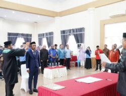 Lantik Dirut PUDAM Gorut, Begini Harapan Bupati Thariq Modanggu