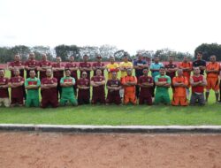 Galakkan Semangat Olahraga, Forkopimda Asahan Senam dan Laga Sepakbola