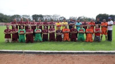 Galakkan Semangat Olahraga, Forkopimda Asahan Senam dan Laga Sepakbola