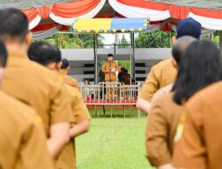 Ini yang Ditegaskan Bupati Batu Bara Saat Memimpin Apel Pagi Perdana Awal Tahun 2023