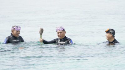 Upaya Kembangkan Sektor Pariwisata, Pemda Gorut Lakukan Penyelamatan Terumbu Karang