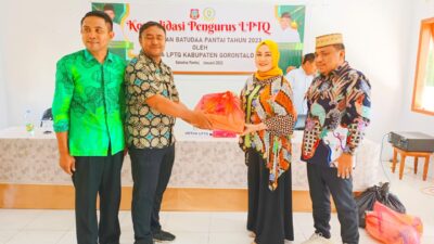 Karang Taruna Biluhu Timur Terima Bantuan Alat Olahraga dari Fatrah Sunge