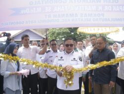 Wali Kota Gorontalo Resmikan Sejumlah Infrastruktur di Kecamatan Dungingi