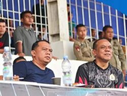 Bupati Labuhanbatu Tonton Semifinal Sepakbola Antar Pelajar, SMA N 1 Bilah Barat Masuk Final